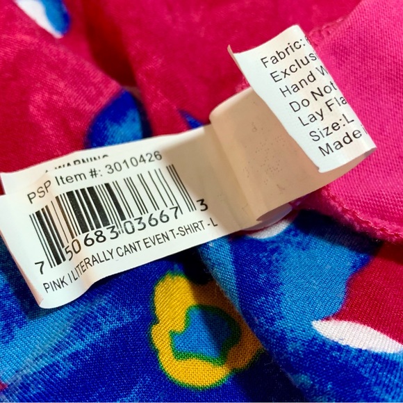 Pup Crew “I Literally Can’t Even” Sassy Novelty Graphic Pink Tee for Dogs 🐶🐾🐕 - Picture 13 of 15